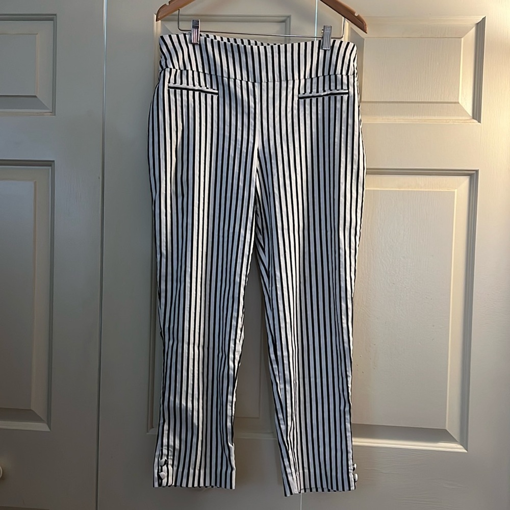 Cest 1946 striped slide on slacks